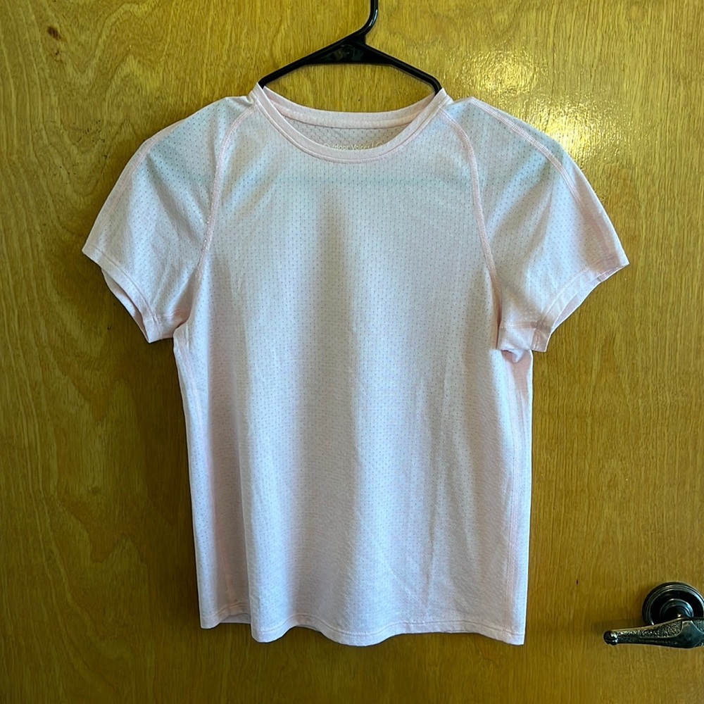 Outdoor Voices Mesh Tee XS in Light Pink